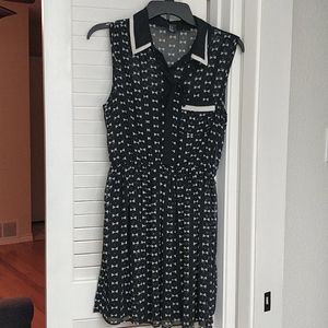 Black and white dress